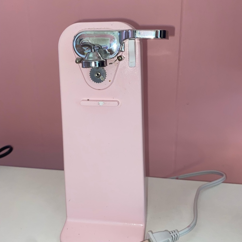 Pink Electric Can Opener